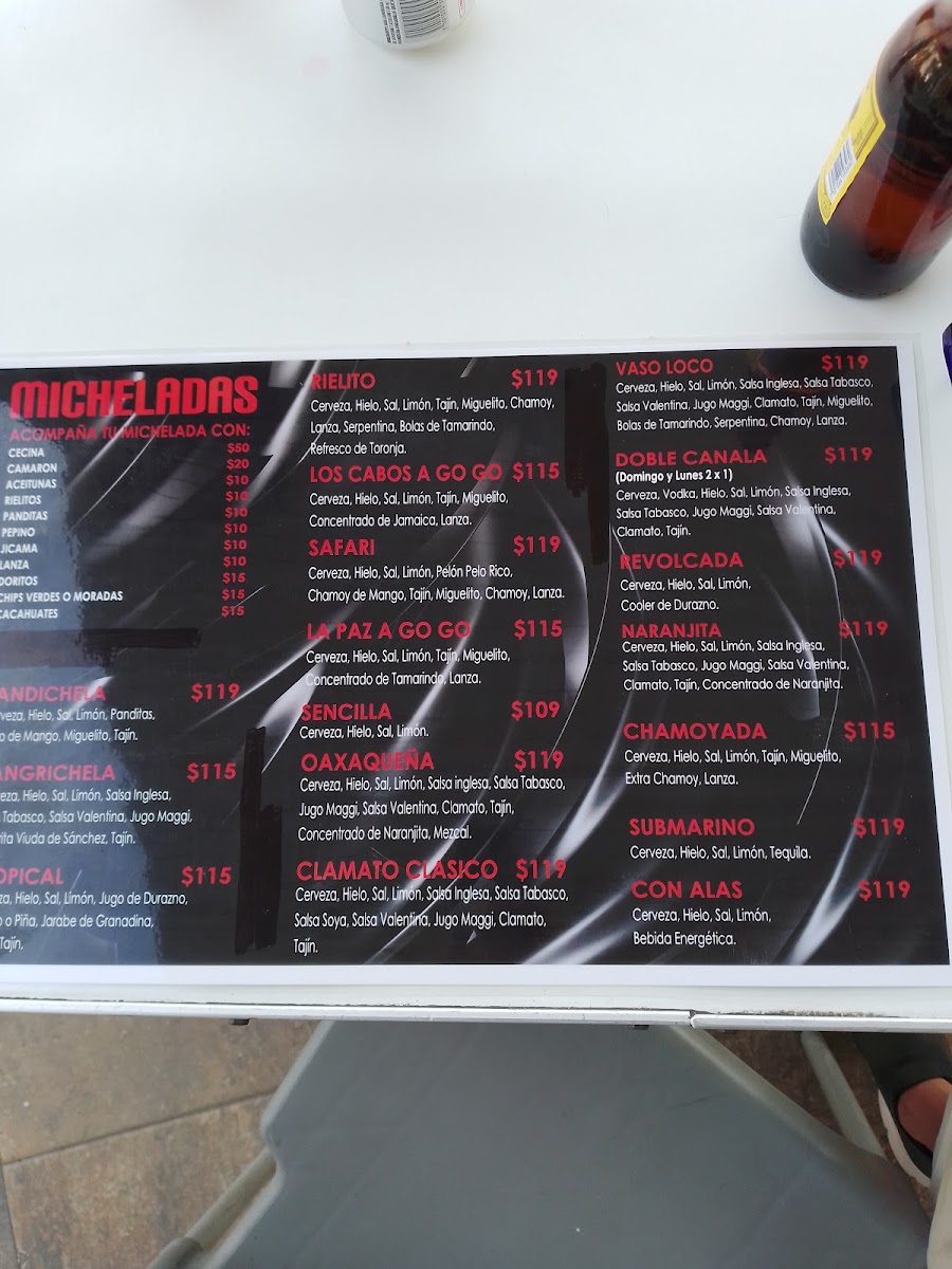 Las Micheladas Menu - Image 6